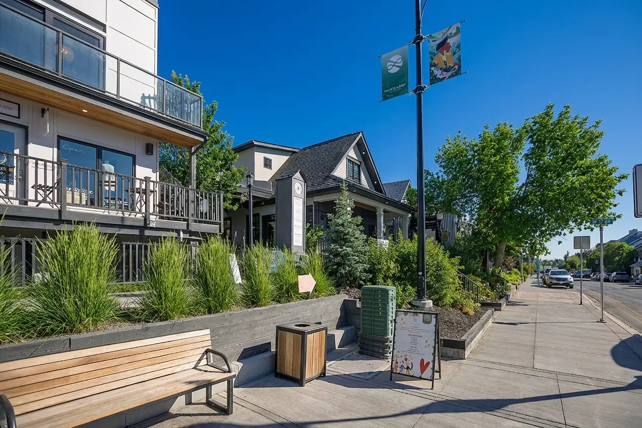 A view of Marda Loop, Calgary