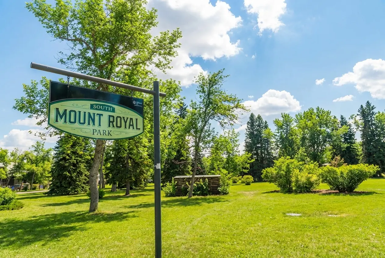 A view of Mount Royal, Calgary